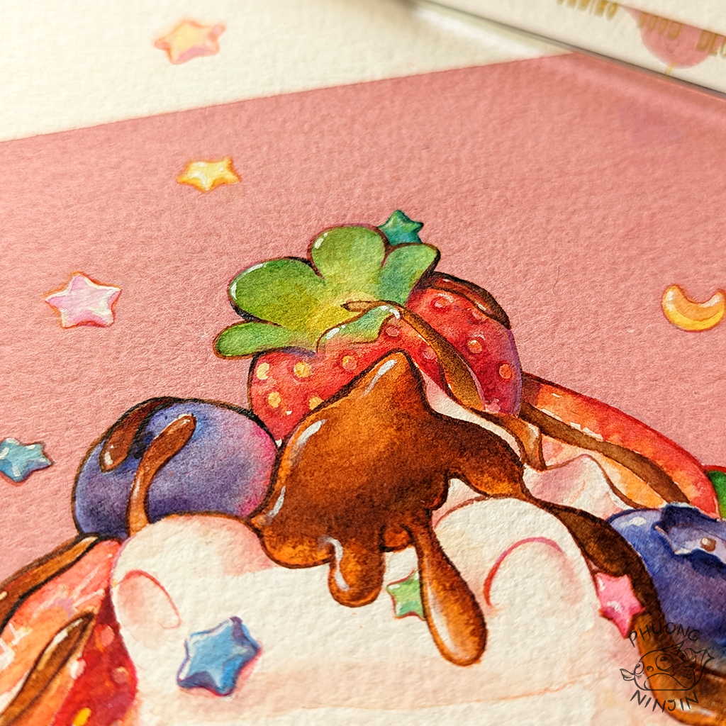 Waffle Art Print