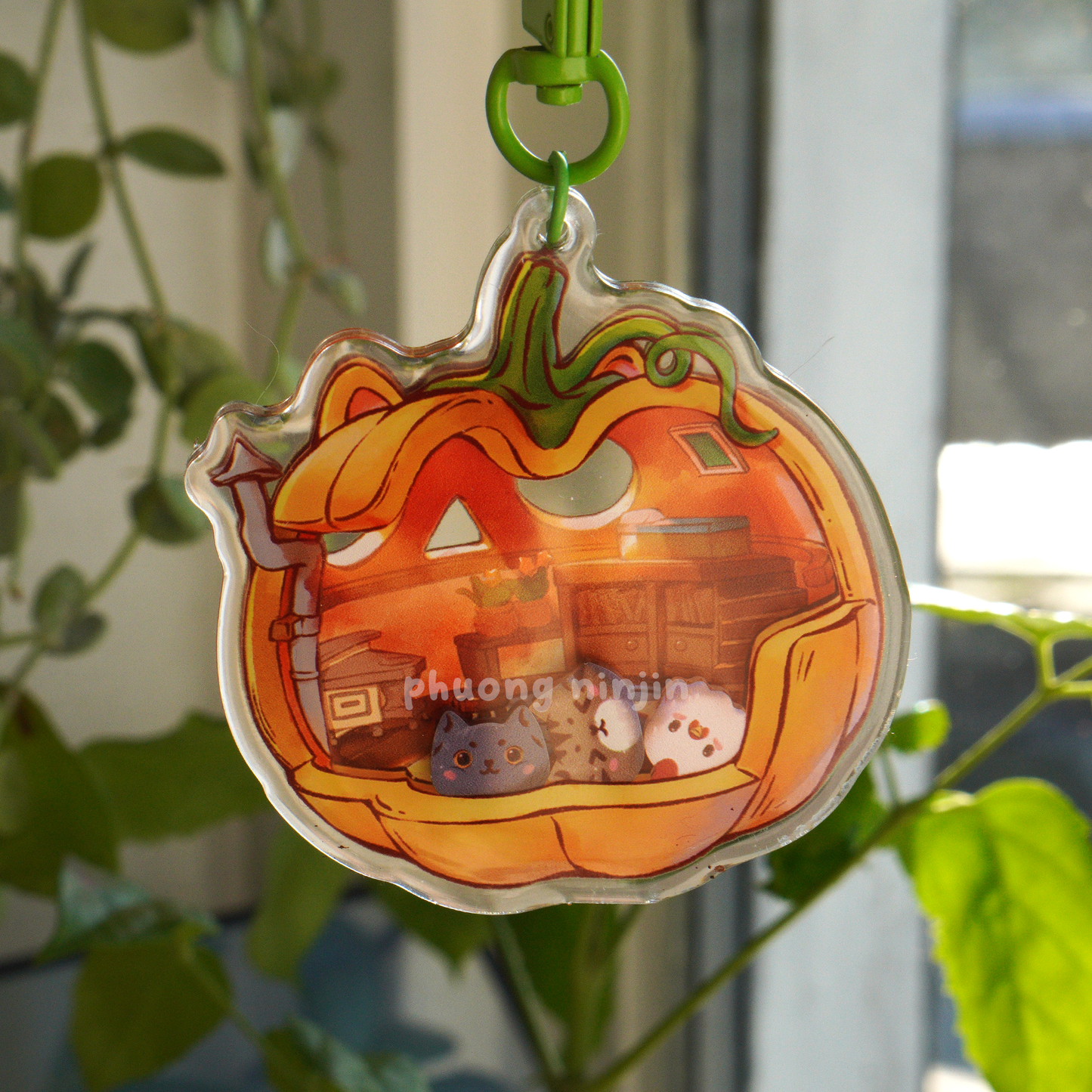 Keychain Pumpkin Shaker