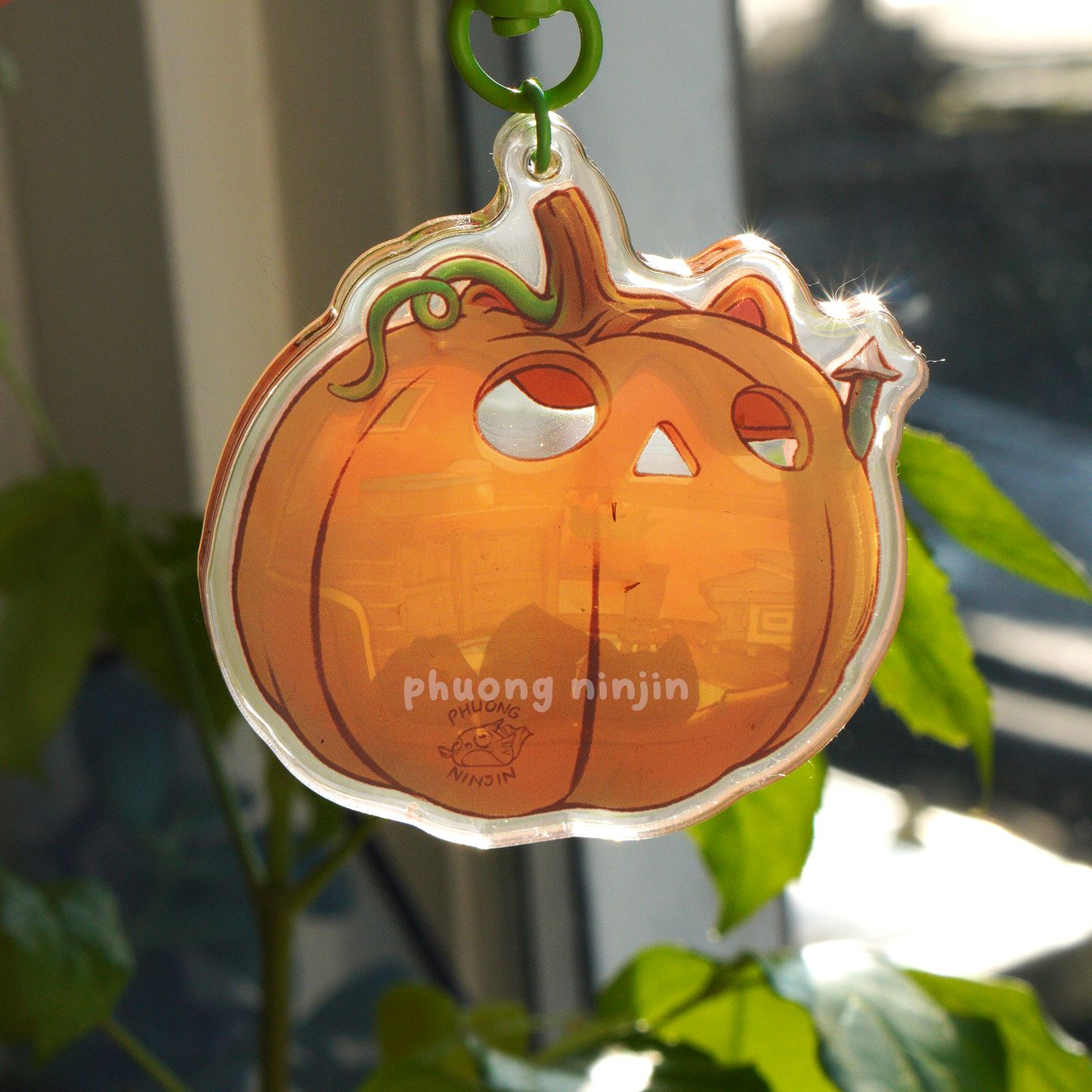 Keychain Pumpkin Shaker