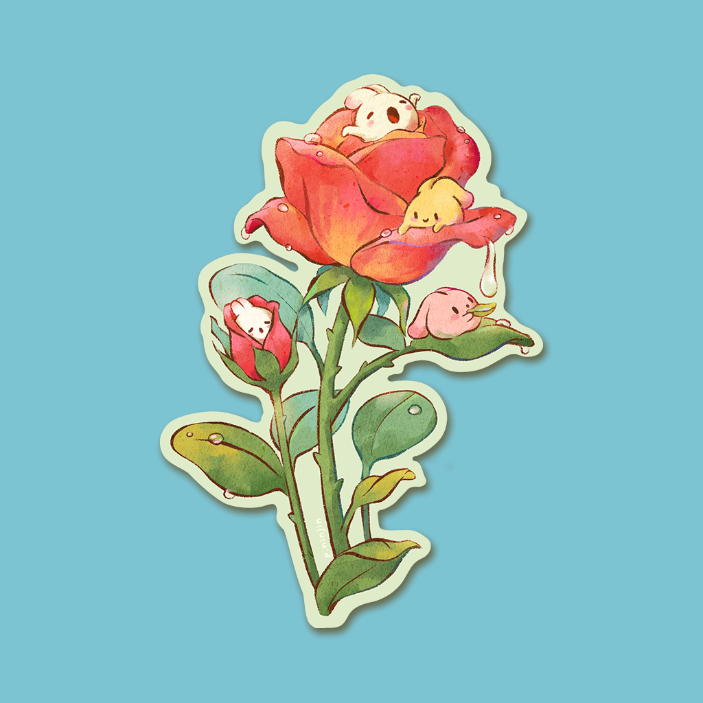 Flower Sticker