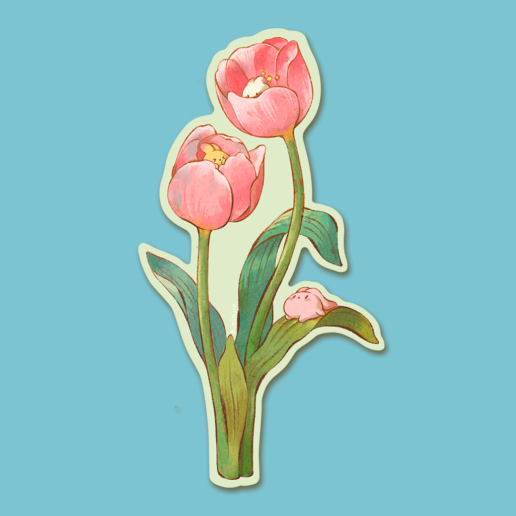 Flower Sticker