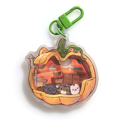 Keychain Pumpkin Shaker
