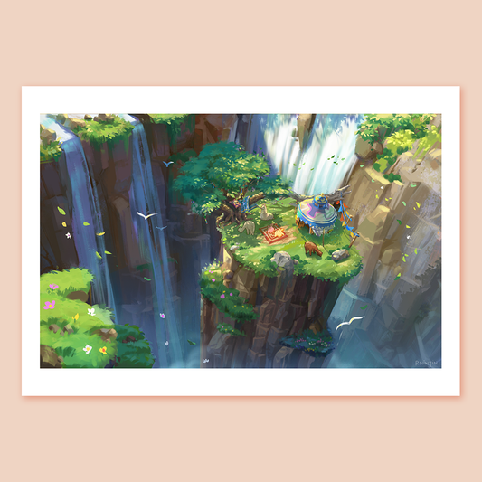 Llama Cliffs ++Giclée Print ++