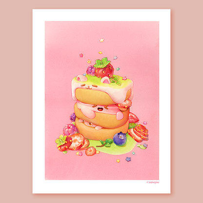 Pancake Art Print