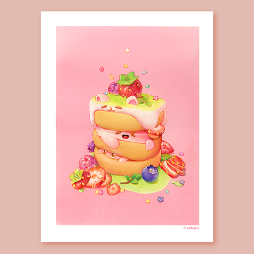 Pancake Art Print