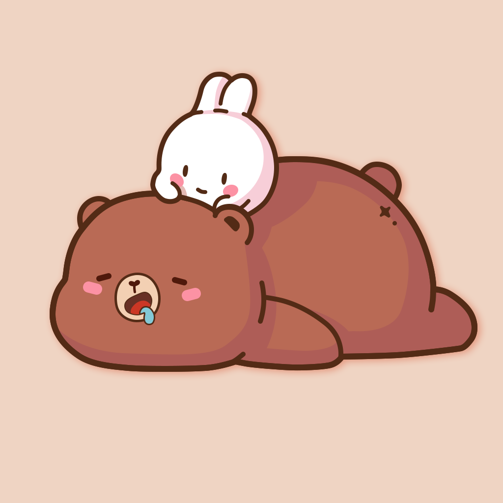 Enamel Pin Bear Sleeping