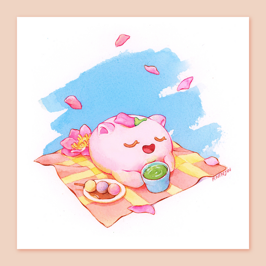 Sakura Mochi ++Giclée Print ++