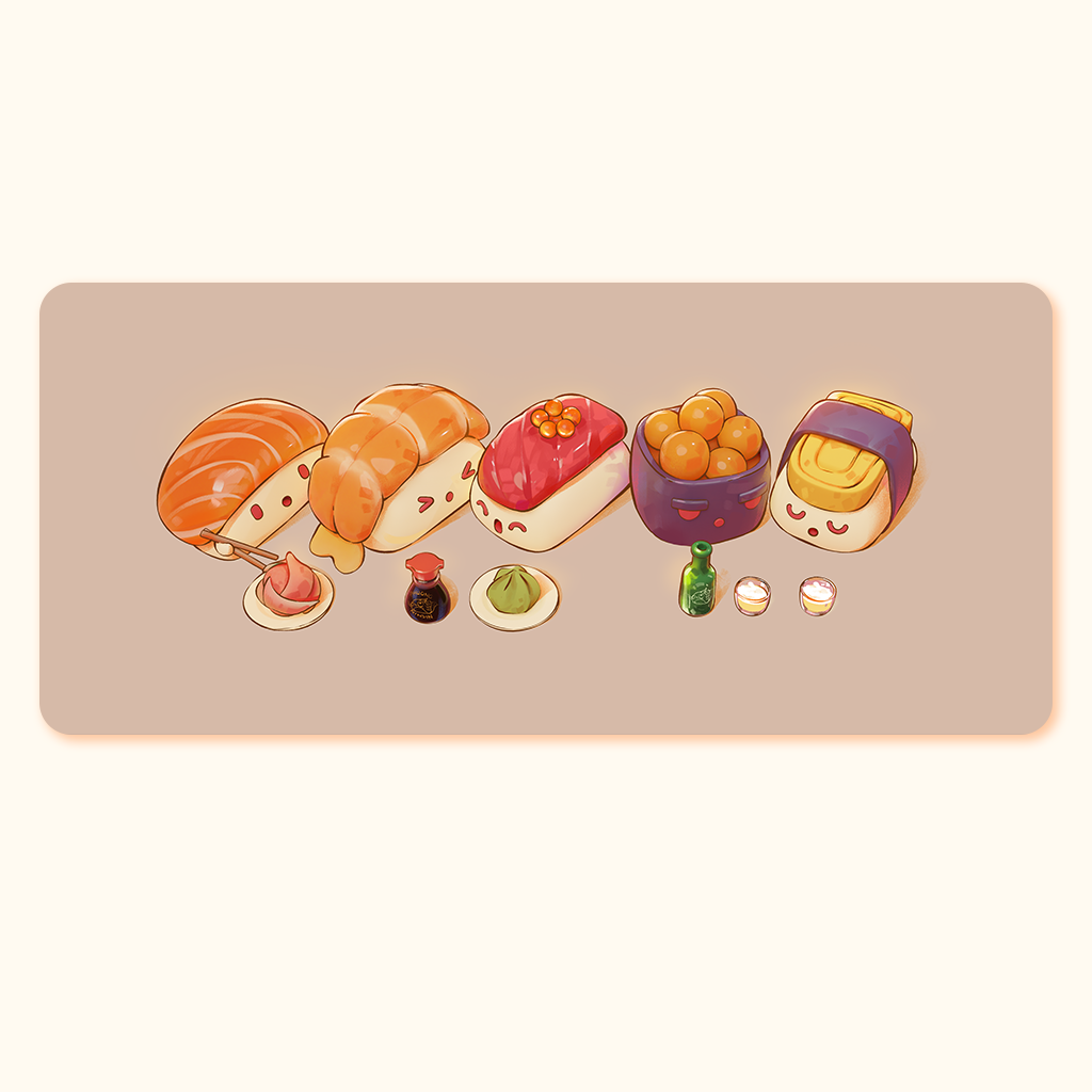 Sushi Set Deskmat
