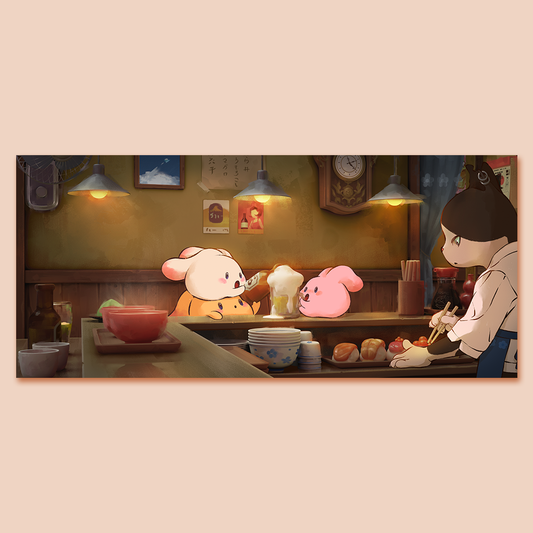 Sushi Bar Art Print