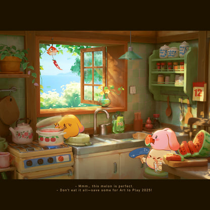 Kitchen Summer Art Print