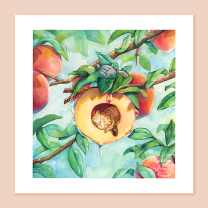 Peach ++Giclée Print ++